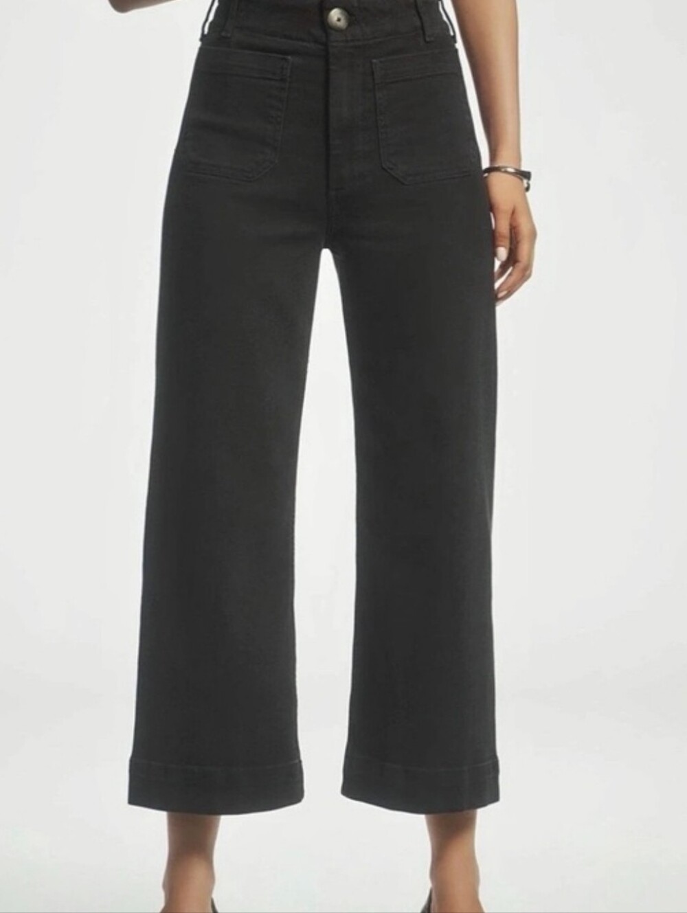 Anthropologie Maeve Colette Maeve Wide Leg Ankle Stretch Pants 27